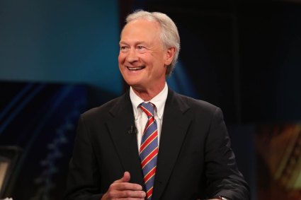 NEW YORK, NY - SEPTEMBER 30: Lincoln Chafee visits FOX Business Network at FOX Studios on September 30, 2015 in New York City. (Photo by Rob Kim/Getty Images) ORG XMIT: 582326837 ORIG FILE ID: 490713554